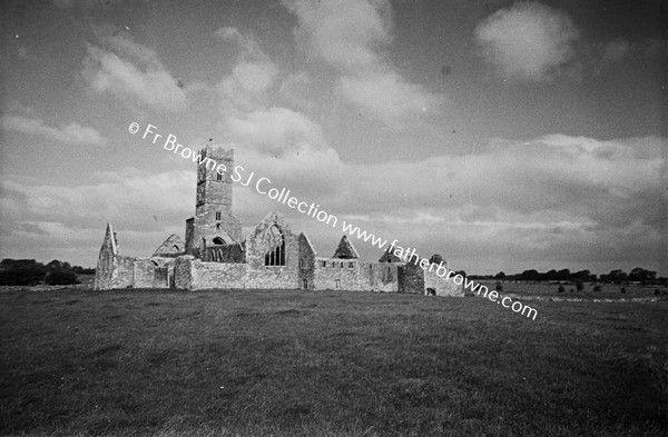 KILCONNELL ABBEY FROM S.E. CLOUDS